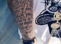 Memphis Depay Tattoo on Arm