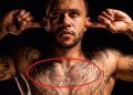 Memphis Depay Tattoo on Chest