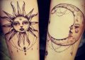 Moon and Sun Tattoo Ideas