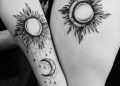 Moon and Sun Tattoo Pictures