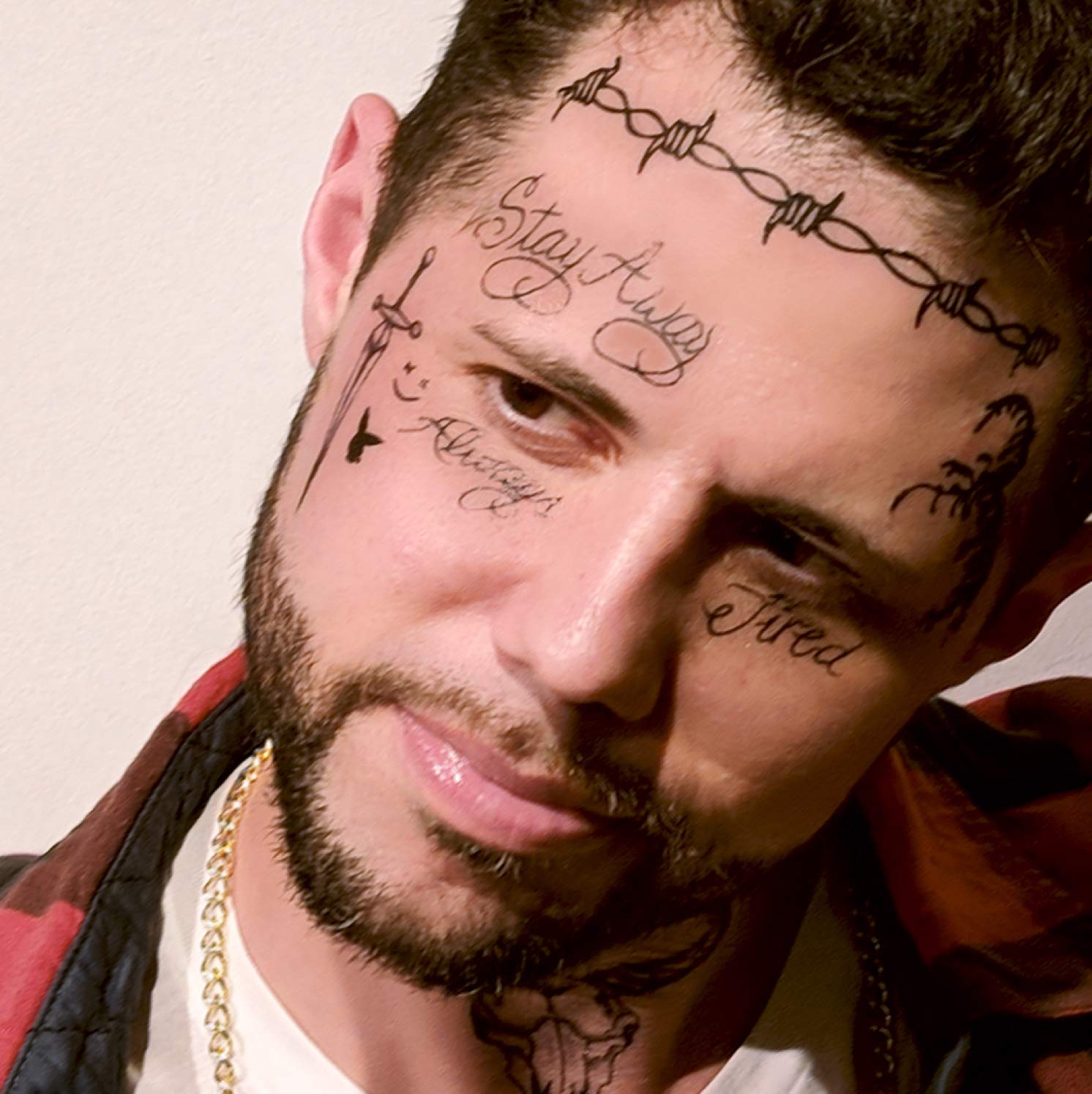 Post Malone Face Tattoo Always Tired 2020.