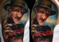 Realistic Freddy Krueger Tattoo Design