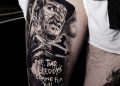 Realistic Freddy Krueger Tattoo Design on Hand