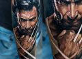 Realistic Wolverine Tattoo Design on Sleeve