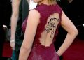 Scarlett Johansson Tiger Tattoo on Back