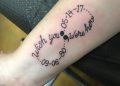 Semicolon Tattoo Writing on Wrist