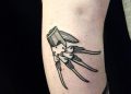 Simple Freddy Krueger Tattoo Glove
