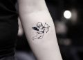 Small Cupid Tattoo Design on Arm