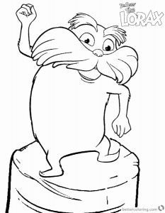 15 Best The Lorax Coloring Pages For Kids - Visual Arts Ideas