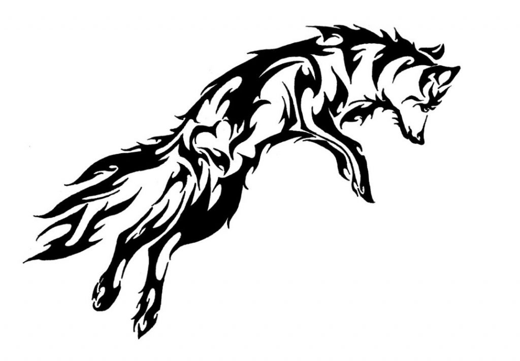 20 Tribal Fox Tattoo Designs - Visual Arts Ideas