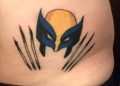 Wolverine Tattoo Claws on Lower Back