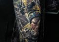 Wolverine Tattoo Design on Sleeve
