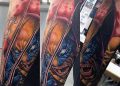 Wolverine Tattoo Design on Sleeve For Men