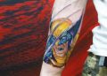 Wolverine Tattoo Image on Sleeve