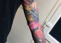 Wolverine Tattoo on Full Sleeve