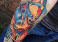 Wolverine Tattoo on Sleeve For Men