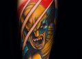 Wolverine Tattoo on Sleeve Picture