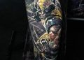 Wolverine Tattoo on Sleeve Pictures