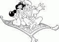 Aladdin Coloring Pages Pictures Magic Carpet