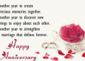 Anniversary Quotes for Her with Red Rose Image