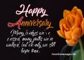 Anniversary Quotes for Him with Flower Image
