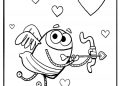 Ask The Storybots Coloring Pages Valentine Image