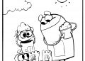 Ask The Storybots Coloring Pages of Sandcastle