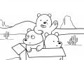 Bears Coloring Page Funny