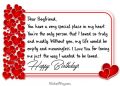 Birthday Wishes For Boyfriend Message