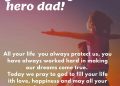 Birthday Wishes For Dad You are My Hero