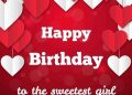 Birthday Wishes For Girlfriend as Sweet Girl
