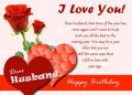 Birthday Wishes For Husband of I Love You