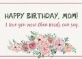 Birthday Wishes For Mom Image