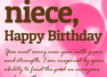 Birthday Wishes For Niece Message