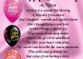 Birthday Wishes For Niece in Pink Color