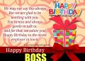 Birthday Wishes for Boss Free Image