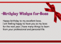 Birthday Wishes for Boss Image Free