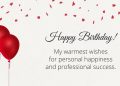 Birthday Wishes for Boss Picture Free