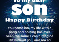Birthday Wishes for Son Quotes Image