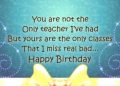 Birthday Wishes for Teacher Free Pictures