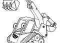 Bob the Builder Coloring Pages Excavator