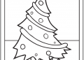 Christmas Tree Coloring Page Free Images
