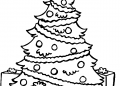 Christmas Tree Coloring Page Images