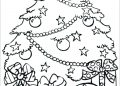 Christmas Tree Coloring Page Images For Kids