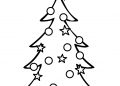 Christmas Tree Coloring Page Images Free