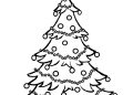 Christmas Tree Coloring Page Pictures