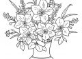Coloring Pages of Flowers Free Picture