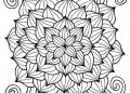 Coloring Pages of Flowers Free Pictures