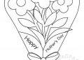 Coloring Pages of Flowers for Mothers Day