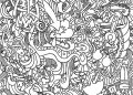 Complex Trippy Coloring Pages Images